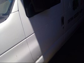 2002 FORD E350SD VAN, WHITE,  7.3L TURBO DIESEL, AT, 2WD,  F25138